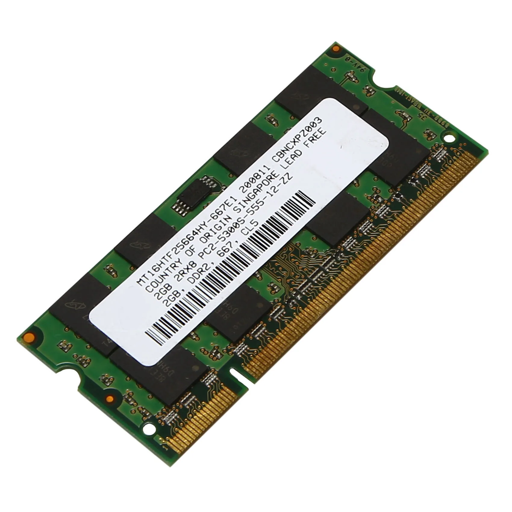2Gb Ddr2 Memoria Ram 667Mhz Pc2 5300 Laptop Ram Memoria 1.8V 200Pin Sodimm Per Intel Amd