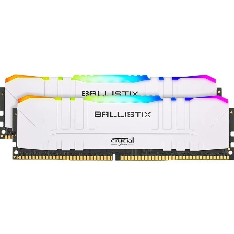 Crucial Ballistix Rgb Led Ram Ddr4 Platinum Win White Ddr4 3000 3200 3600Mhz Desktop Game Xmp 2.0 Supporto Overclocking Automatico