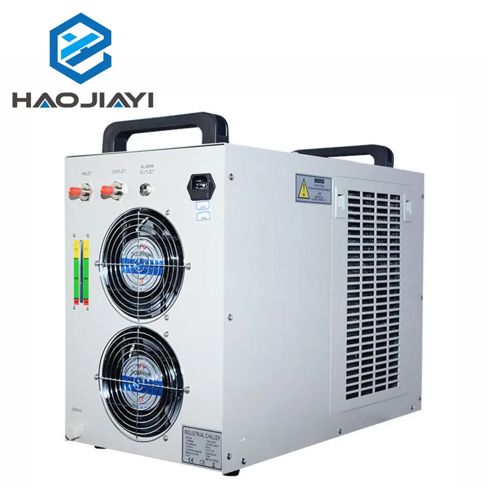Haojiayi S & A Cw5000 Refrigeratore D'Aria Industriale Per Macchina Da Taglio Per Incisione Laser Co2 Raffreddamento Tubo Laser 80W 100W