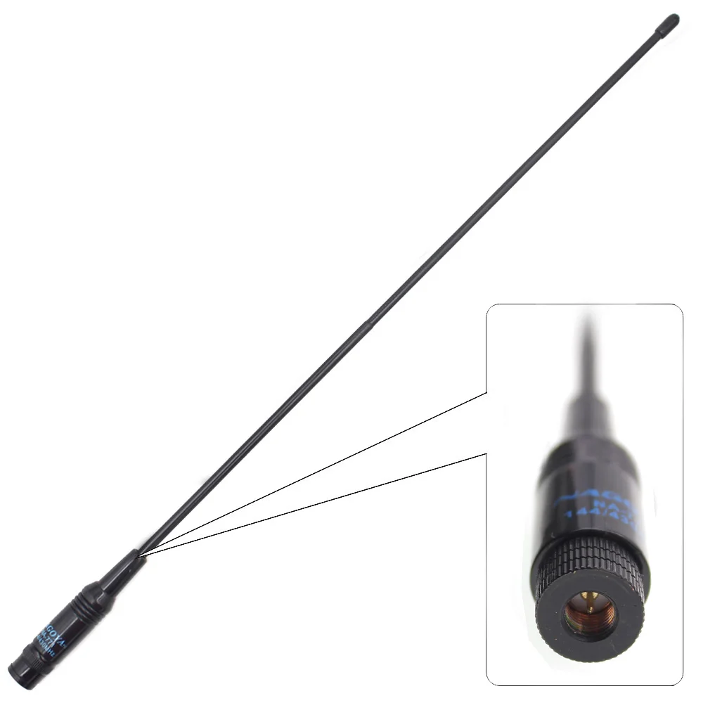 Nagoya Na-771 Sma Maschio Sma-M Antenna Flessibile Dual Wide Band Vhf/Uhf 144/430Mhz Radio Bidirezionale