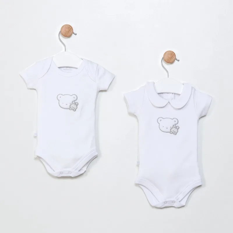 Funna Baby Piccolo Mondo Set Corpo 2 Pezzi-Bianco