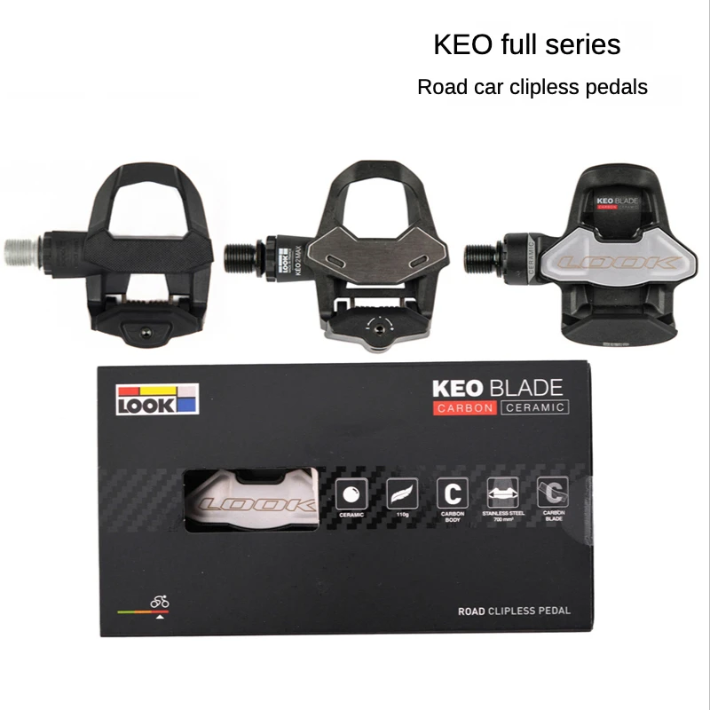 French Look Keo Classic 3 2 Max Blade Pedali Clipless Per Bici Da Strada In Fibra Di Carbonio Con Pezzo Di Blocco