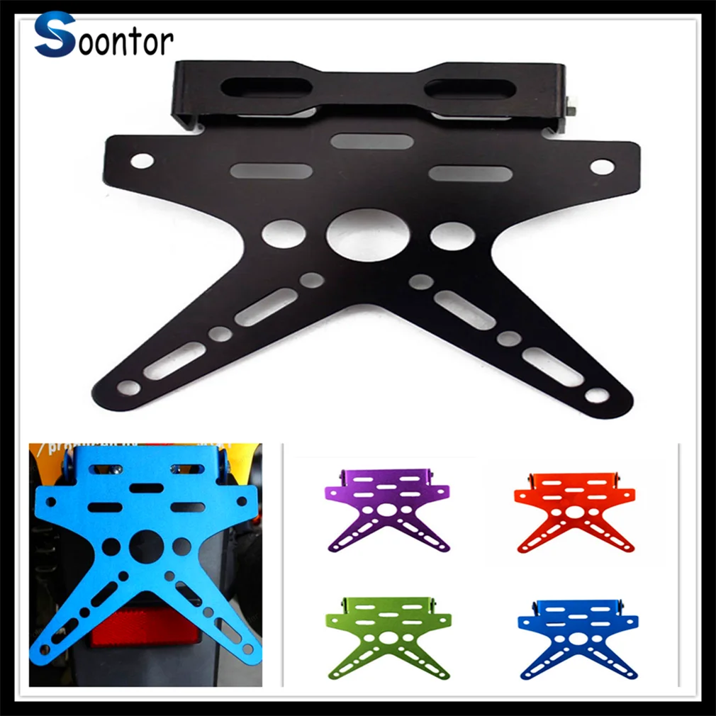 Targa Per Moto Supporto Staffa Di Montaggio Targa Per Kawasaki Zx7R Zx7Rr Zx9 Zzr1200 Er5 Gpz500S Ex500R Ninja Z750S