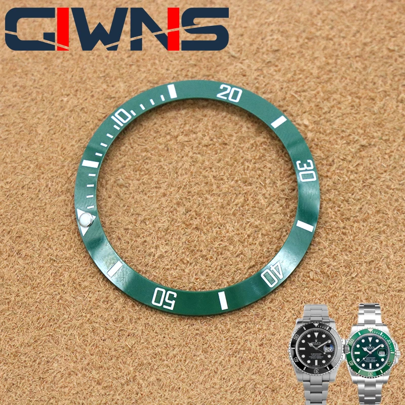 Accessori Per Orologi Anello Rotante In Ceramica Per Rolex Black And Green Water Ghost King Abbigliamento Donna