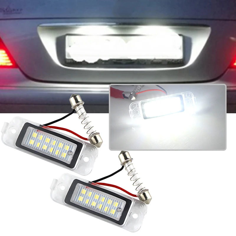Luce Targa Led Auto 2 Pezzi Adatta Per Mercedes W163 W164 X164 Ml Gl A2518200066