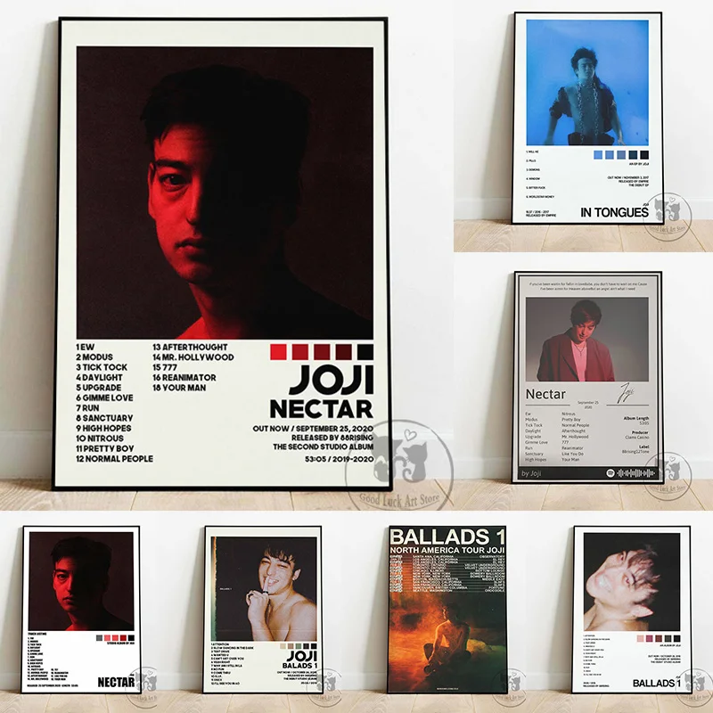 Joji Music Album Nectar Cover Poster Ballads 1 Canvas Painting Poster E Stampe Wall Picture Art For Home Bedroom Decor Cuadro