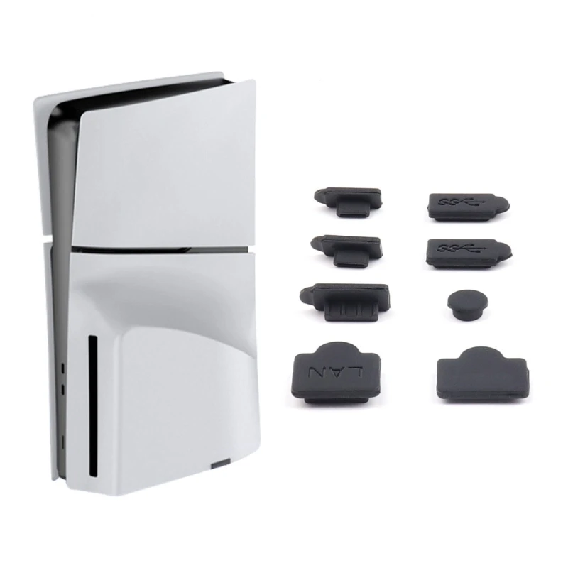 Tappo Antipolvere Da 8 Pezzi Per Console Gioco Ps 5 Protezione Antipolvere In Silicone