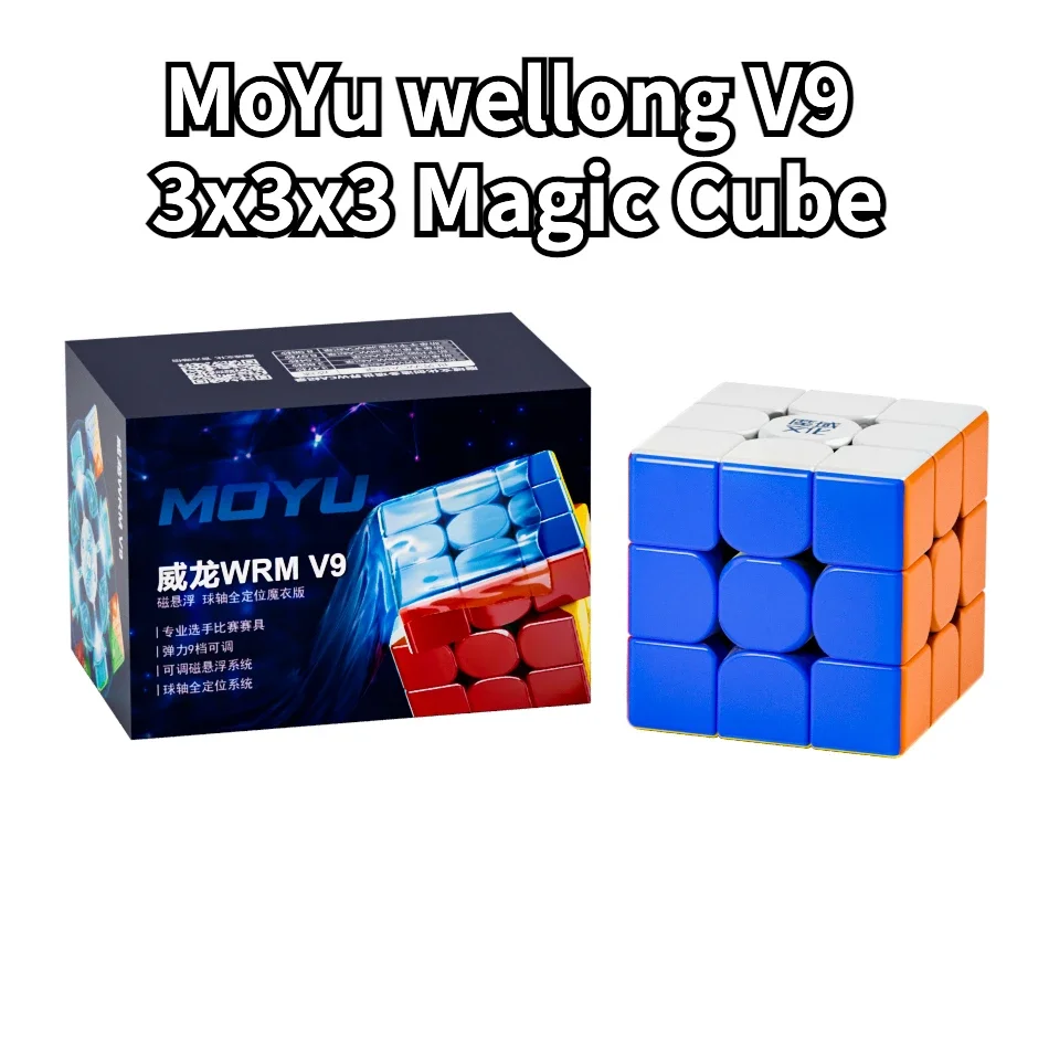 ! Nuovo! [Funcube] Moyu Wellong V9 3X3X3 Magic Cube Wellong V9 Pro 20-Mag Aggiornato Core Magnetico Uv Weilong Wrm Maglev Ball-Core