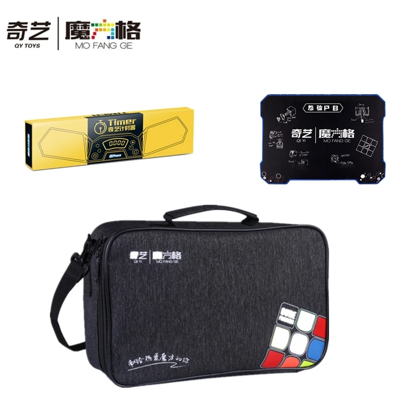 Qiyi Timer Competizione Timer Training Mat Qiyi Bag Magic Cube Qiyi Mat Per Speed Cube Puzzle Giocattoli Per Bambini Qiyi Cube Timer Bag Mat , Cube Ma