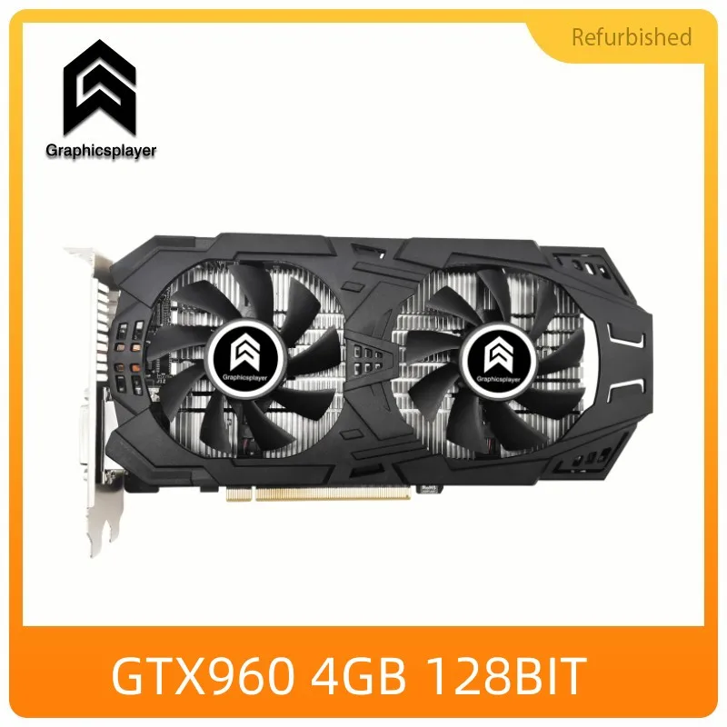 Scheda Grafica Del Computer Gtx960 Scheda Video Gtx960 4Gb 4096Mb 128Bit Per Giochi Per Pc Per Nvidia Gtx Con Doppia Ventola