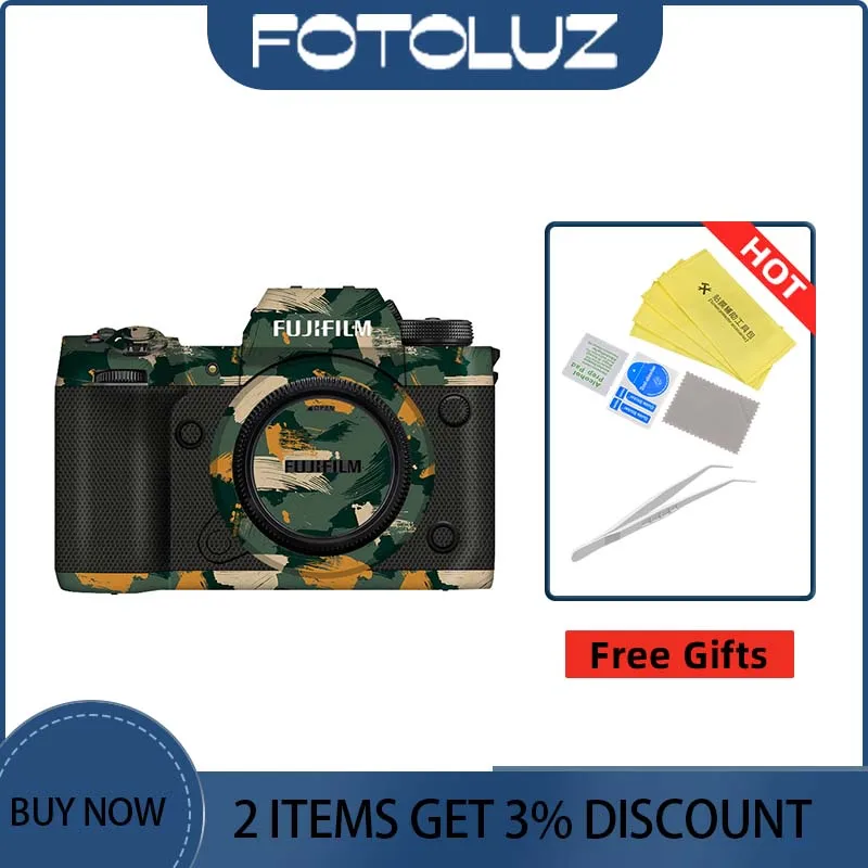Pellicola Avvolgente Per La Pelle Per Fujifilm X-H2 X H2 X-H2S Adesivo Per La Pelle Del Corpo Della Fotocamera Pellicola Protettiva Antigraffio Per Il