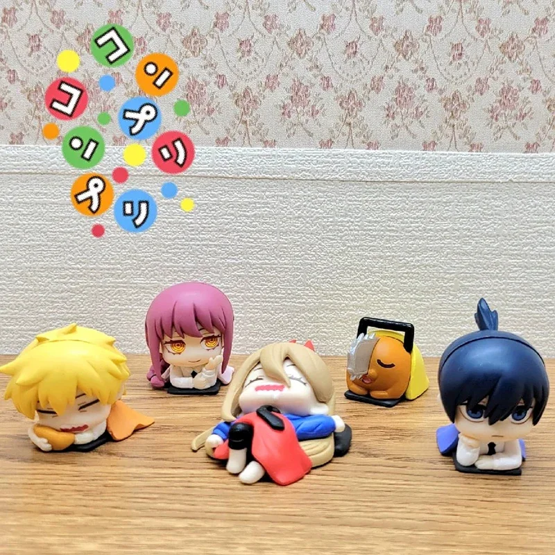 Motosega Uomo Sleep Twist Egg Box Egg Doll Model Toy Pochita Denji Makima Power Action Anime Figure Japanese Cartoon Decor Gift