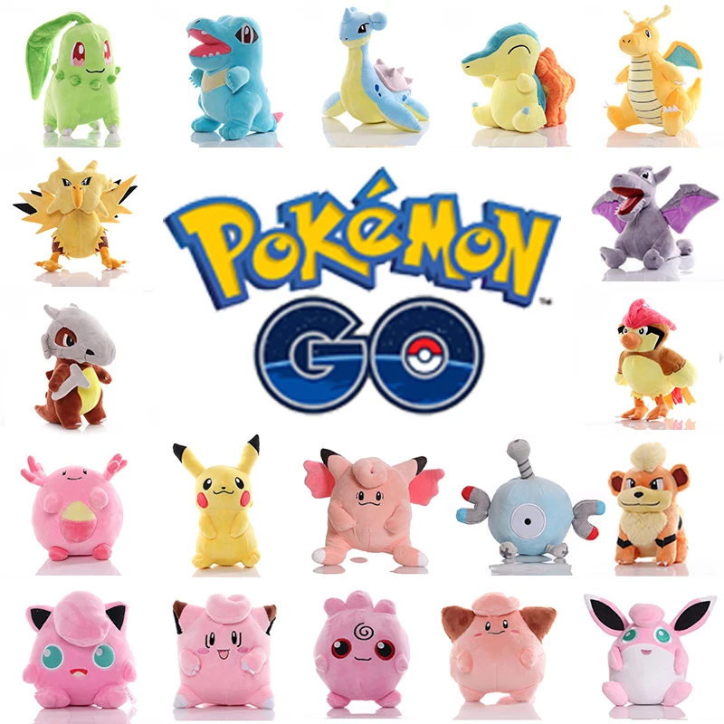 15-25Cm Kawaii Pokemon Igglybuff Wigglytuff Jigglypuff Peluche Farcito Anime Clefairy Chansey Pikachu Simpatico Regalo Kid Room Decor
