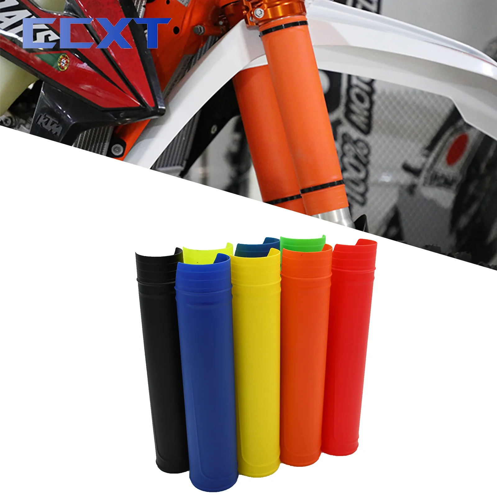Moto Universale Protezione Forcella Coperture Protettive Per Ktm Yamaha Suzuki Kasawaki Honda Husqvarna Motocross Bici Da Strada Dirt Bike