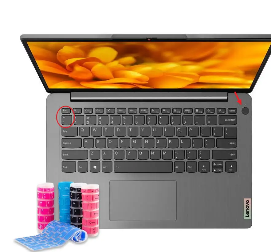 Custodia Protettiva Per Tastiera In Silicone Per Laptop Per Lenovo Slim 3 14 Itl6 14 Alc6 / Lenovo Ideapad Slim 3 14 Itl6 14-Alc6 2021
