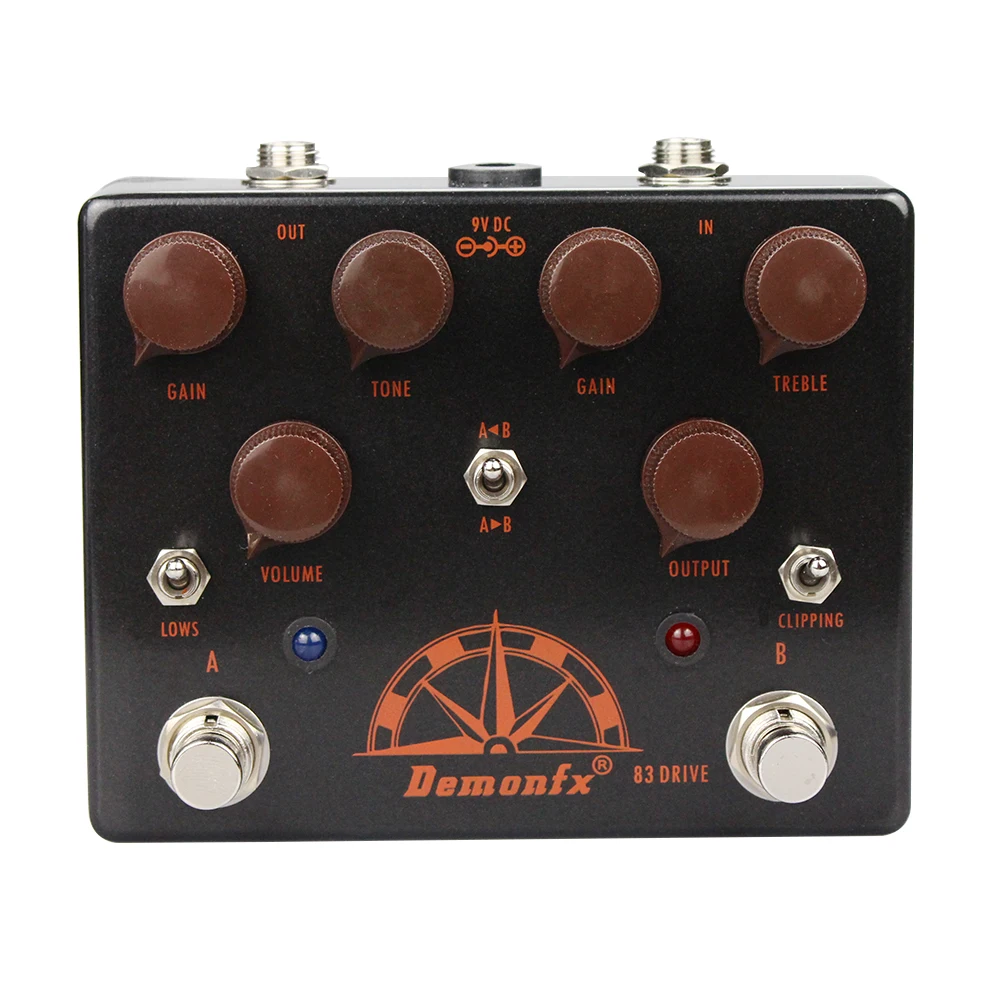 Demonfx Dod250,Yjm308,Yngwie, Preamplificatore, Overdrive,Jhs, Giallo E Grigio 250 In Una Scatola, Pedale Per Chitarra, Display, Handmande