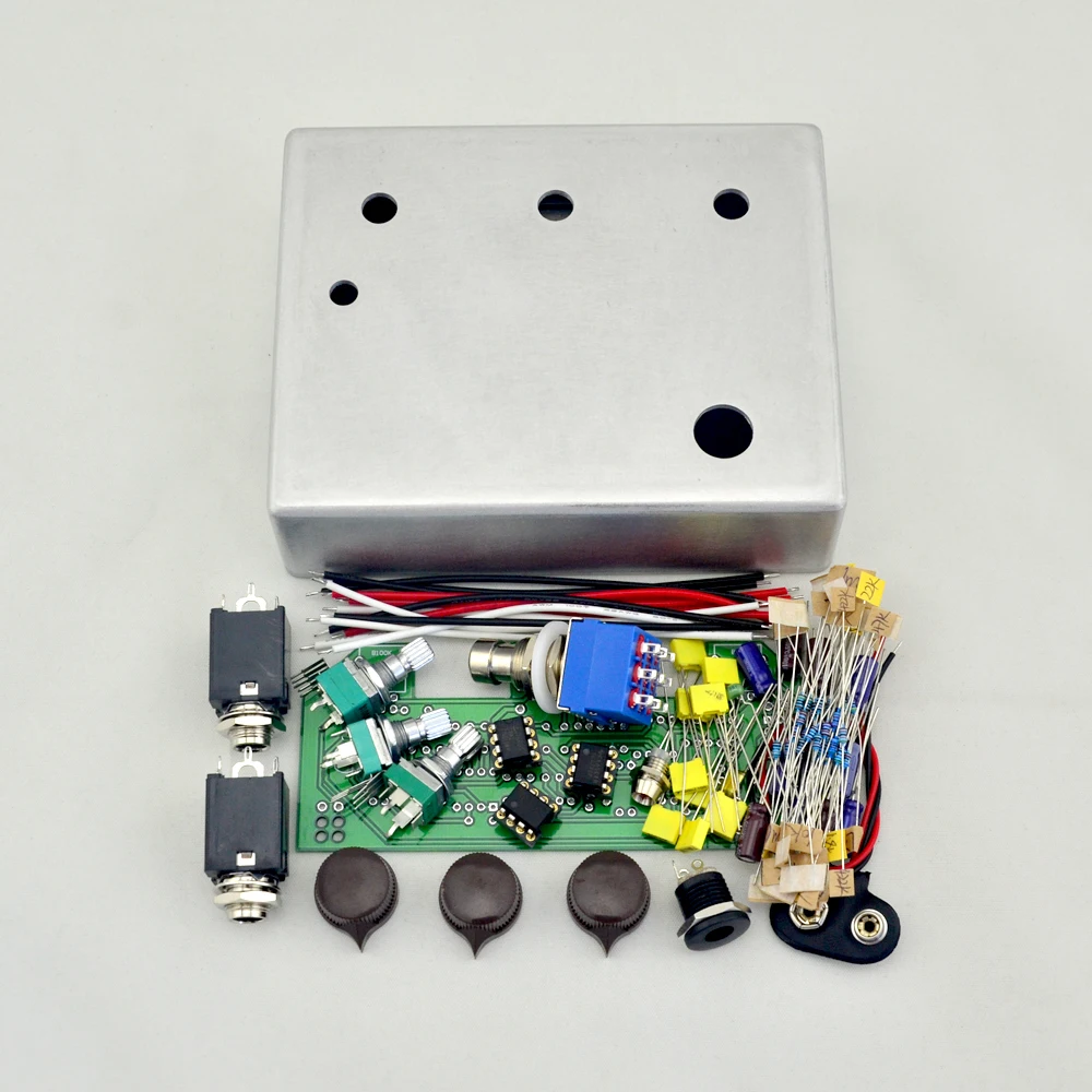 Pedale Overdrive Klon Centaure Tutti I Kit Fai Da Te Con 1590Bb Alluminio Box Contenitore
