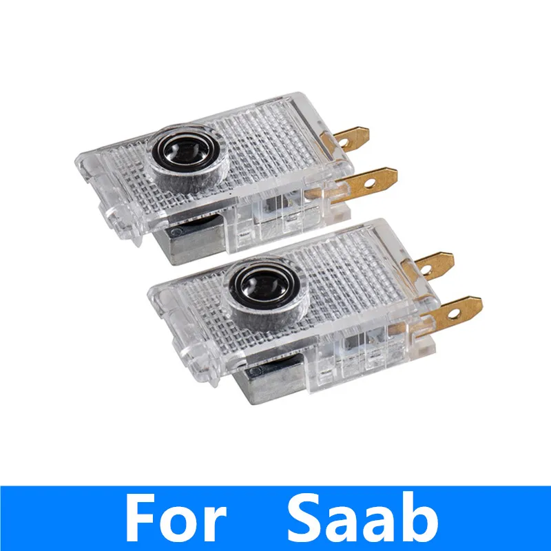 2X Per Saab 93 9-3 2012 2011 2010 2009 - 2003 95 9-5 1998 - 2011 Led Saab Logo Car Door Light Projector Laser Ghost Shadow Lamp