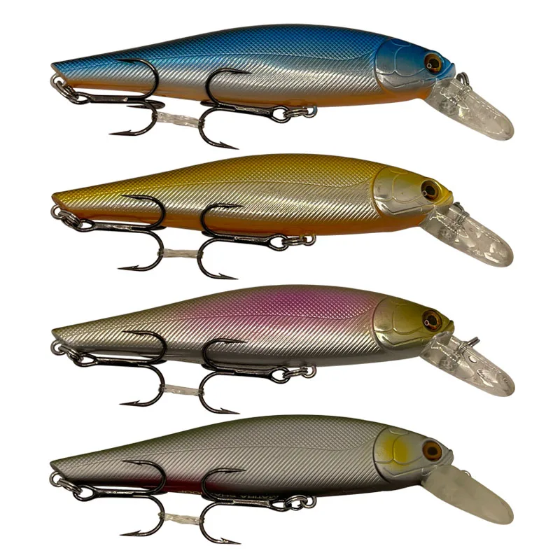 Cinese Weihai Lutac Fishing Lure Nuovo Design Hard Fishing Minnow Lure Con Vmc Hook Isca Artificiale Sea Fishing Lure