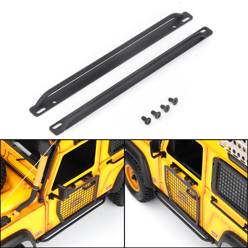 D1Rc Camel Cup Metal Simulation Side Pedal Bar Per 1/10 Rc Crawler Car Traxxas Trx4 Defender Rc4Wd D90 Parti Fai Da Te