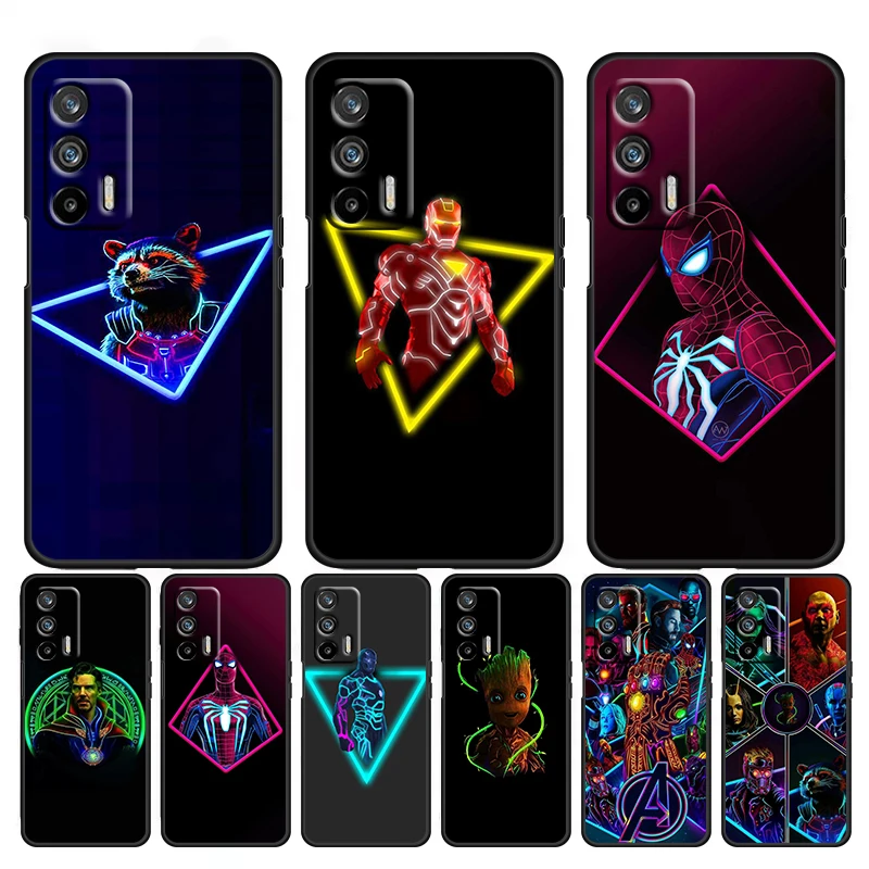 Avengers Iron Man Per Oppo Reno 7 Pro Se Z 6 Lite Pro 5 Lite 4 Lite Z 2 Z 4G 5G Custodia Morbida In Silicone Nero