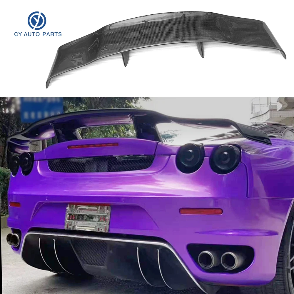 Spoiler Posteriore Con Ala Posteriore In Vera Fibra Di Carbonio Stile Veilside Di Alta Qualità Per Ferrari F430