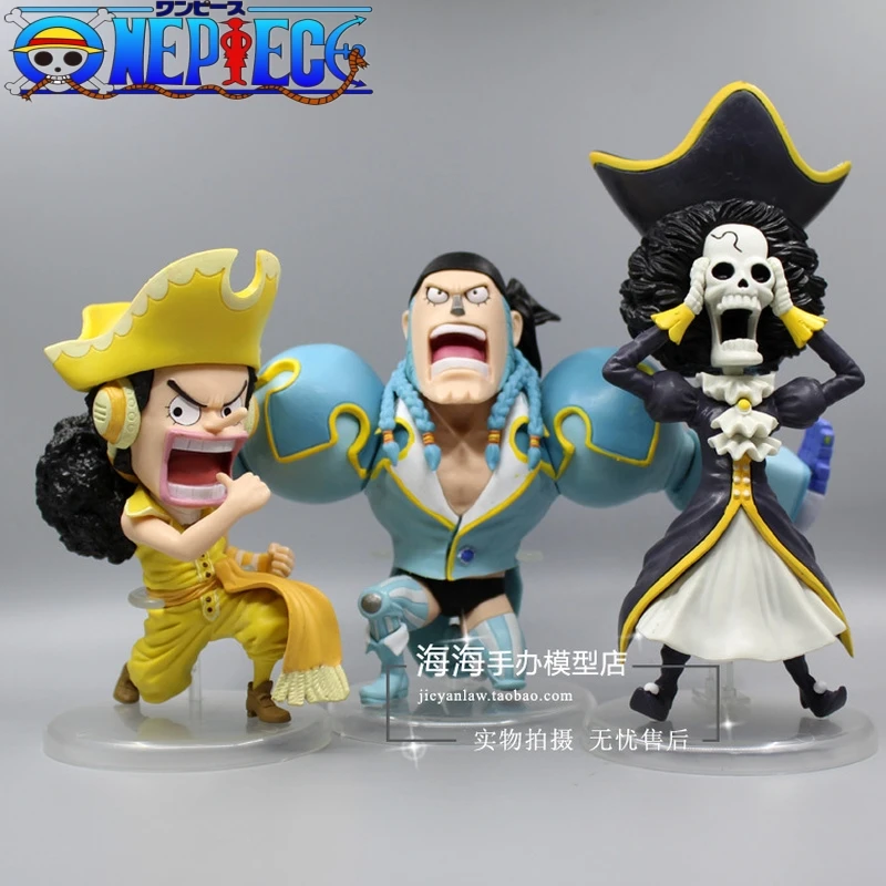 One Piece Bandai 15Th Anniversary 9 Q-Version Kawaii Dolls 101St Generation Rufy Sanji Zoro Tony Chopper Robin Usopp Figure T