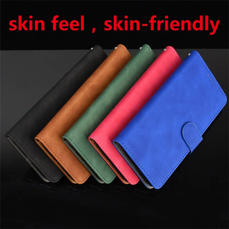 Luxury Skin Feel Capa In Pelle Tinta Unita Per Oppo A38 A 38 A18 A 18 Cph2579 Cph2579 Cover Slot Per Schede Proteggi La Custodia Del Telefono Cellular