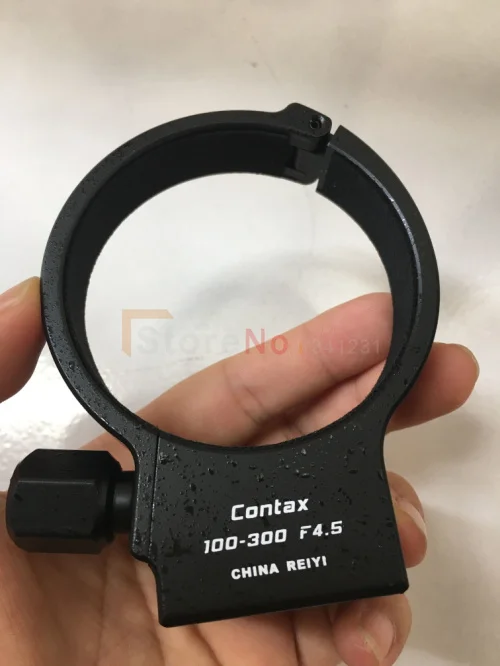 Metallo Dslr Slr Camera Lens Tripod Mount Ring Per Contax Obiettivo 100-300Mm F4.5