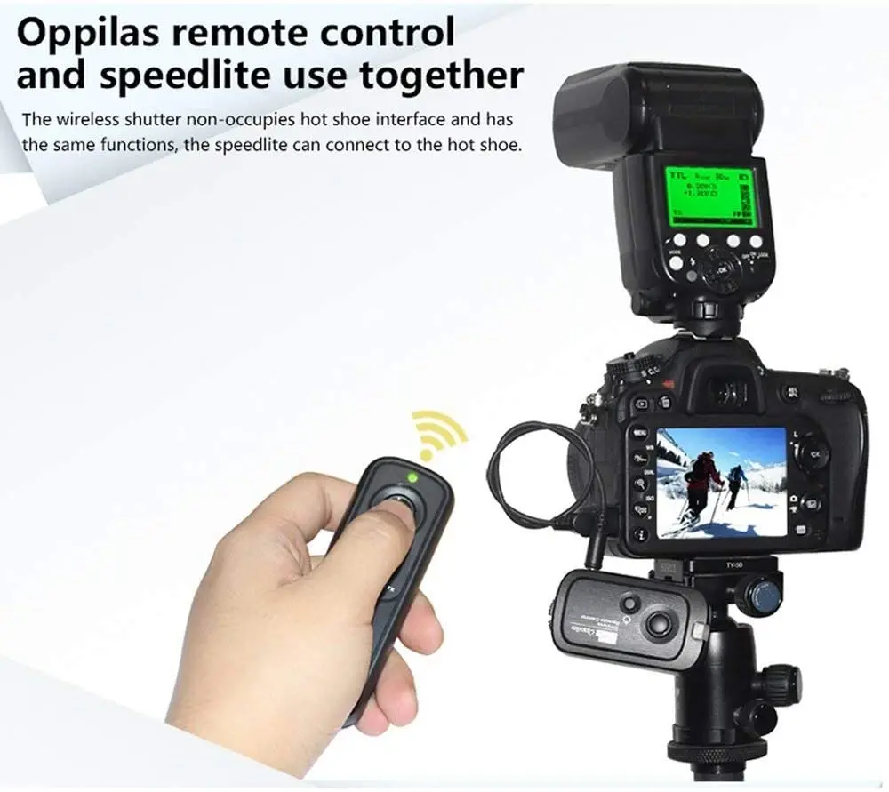 Rilascio Dell'Otturatore Remoto Wireless Digitale Pixel 2.4Ghz E3 Per Fotocamere Canon, Pentax, Samsung, Contax, Sigma E Bakleblad, Replac
