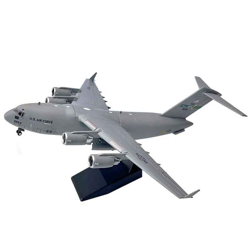 1:200 1/200 Scala Us C-17 C17 Globemaster Iii Strategia Di Trasporto Aereo Pressofuso In Metallo Aereo Modello Giocattolo Per Bambini