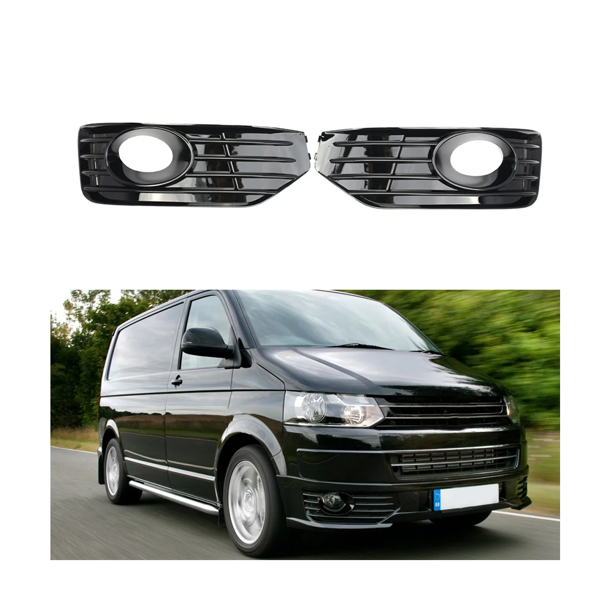 Fendinebbia Paraurti Anteriore Per Vw Transporter T5 T5.1 Sportline 10-15