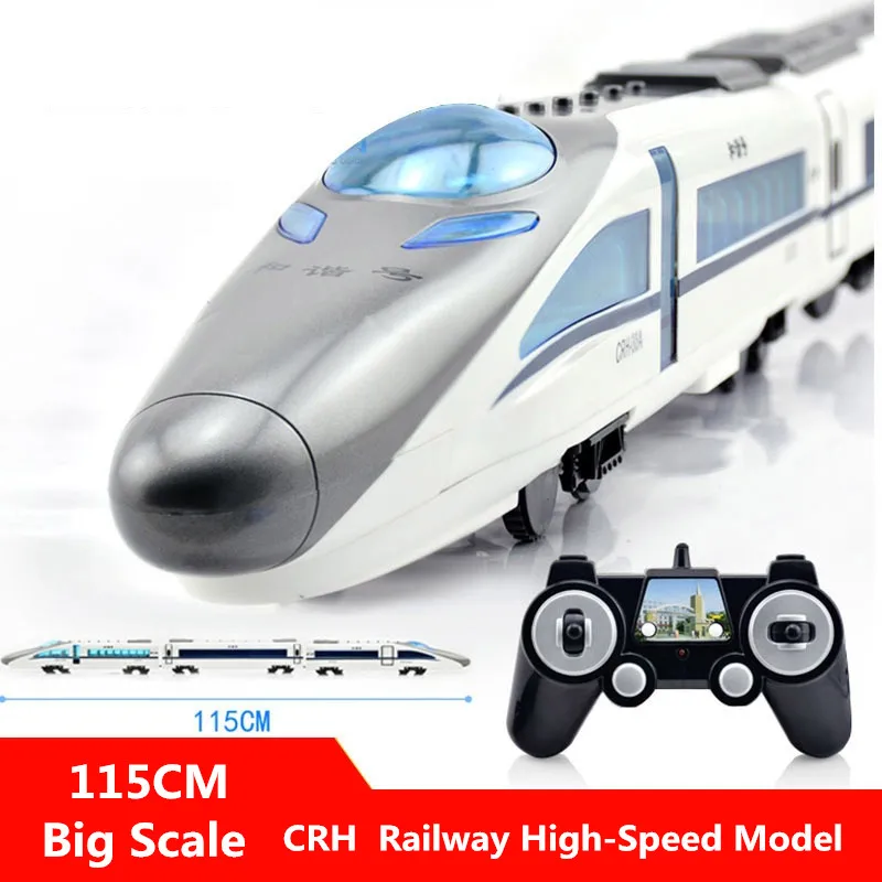 One Key Open Door High Speed Rc Train E636 2.4G Telecomando Car Voice Broadcast Kids Best Gift Toys Giocattolo Educativo Paly Game