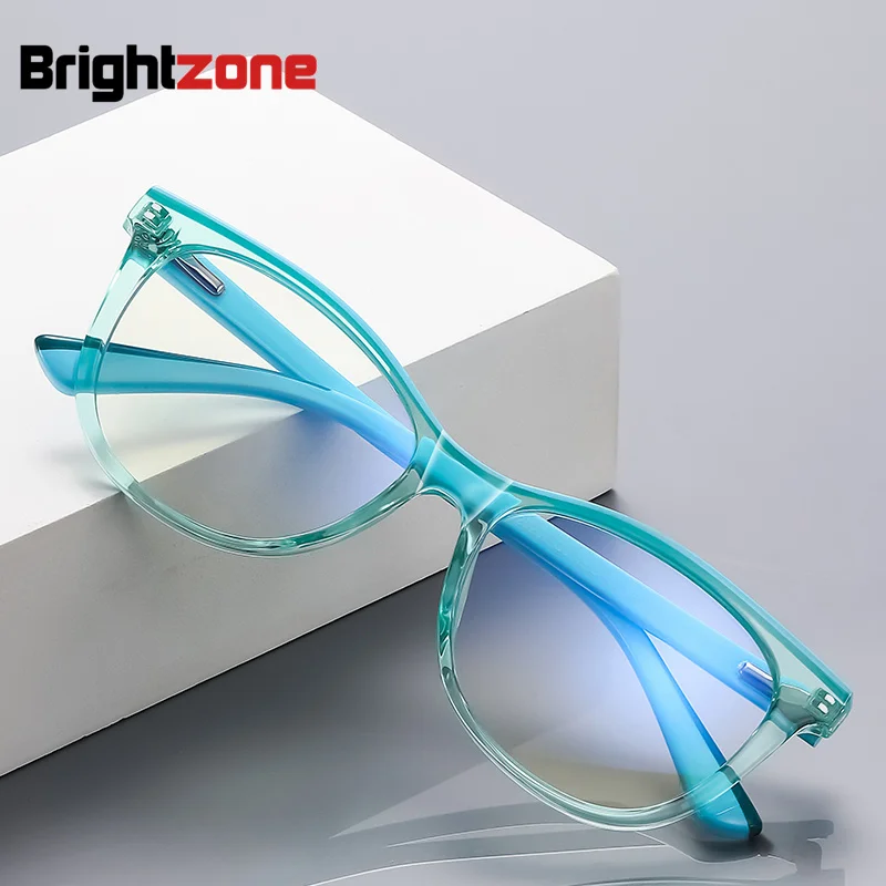 Brightzone Girl Fashion Blue Light Blocking Occhiali Frame Protezione Dalle Radiazioni Occhiali Da Vista Small Face Style Eyewear Cerniera A Molla