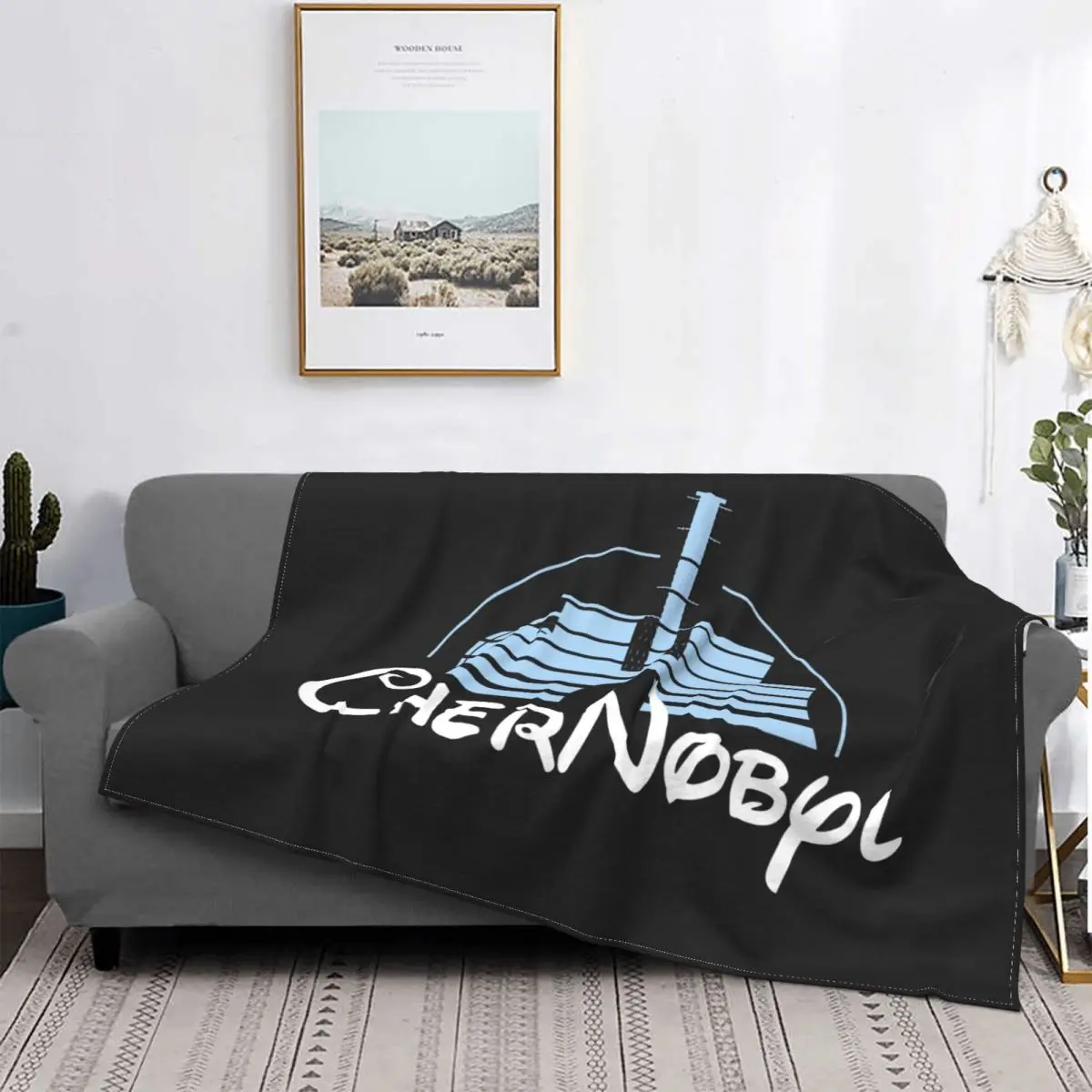 Disastro Nucleare Cernobil Geek Ucraina Radiazioni Vintage Coral Fleece Peluche Coperte Coperta Per Home Office Soft Bed Rug