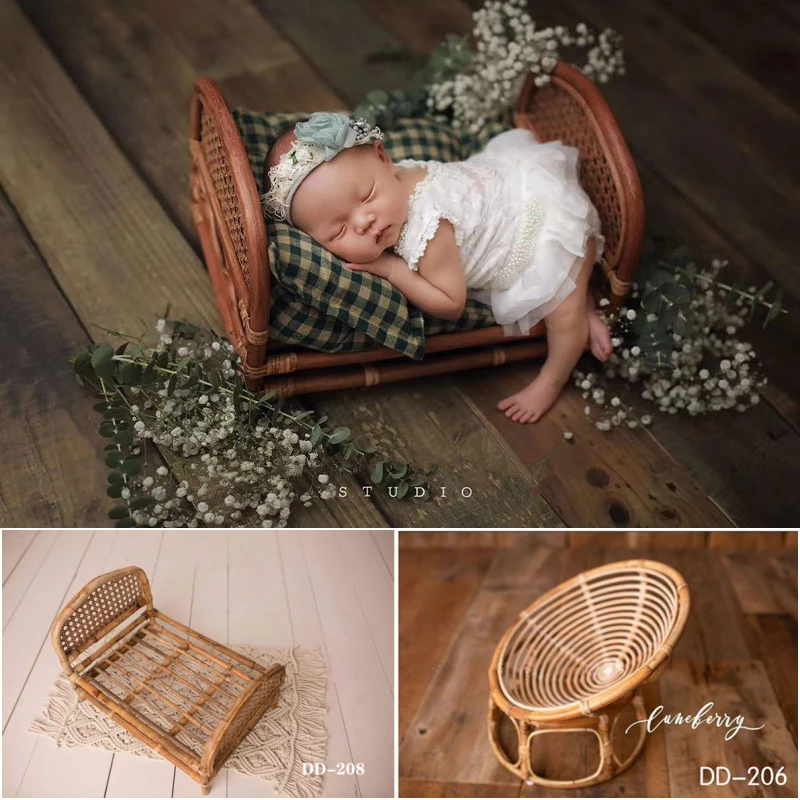 Dvotinst Puntelli Per Fotografia Per Neonato Cestini Per Tessitura In Rattan Vintage Cany Bed Fotografia Accessori Servizi Fotografici Puntelli Fotogr