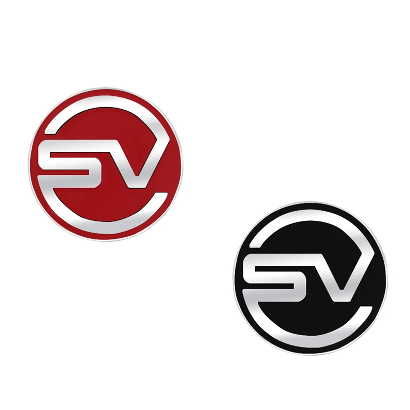 Distintivo 3D In Metallo Sv Logo Car Rear Trunk Body Sticker Emblema Per Land Rover Defender 2022 Freelander Range Rover Velar Discovery