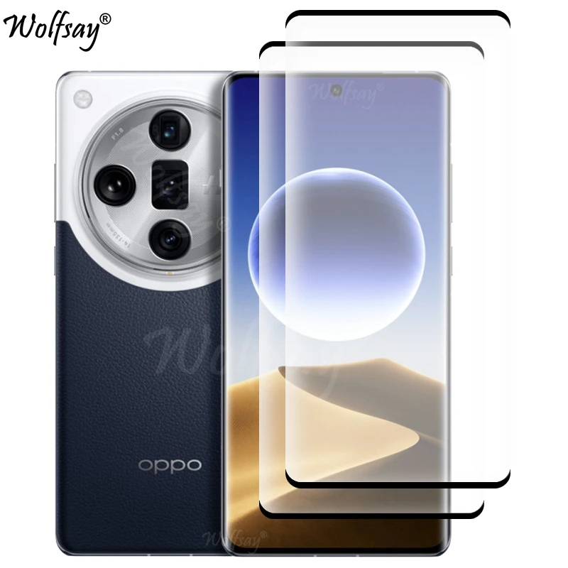 Vetro Temperato Con Bordo Curvo 3D Per Oppo Find X7 Ultra Screen Protector Per Oppo Find X7 Ultra Glass Per Oppo Find X7 Ultra Glass