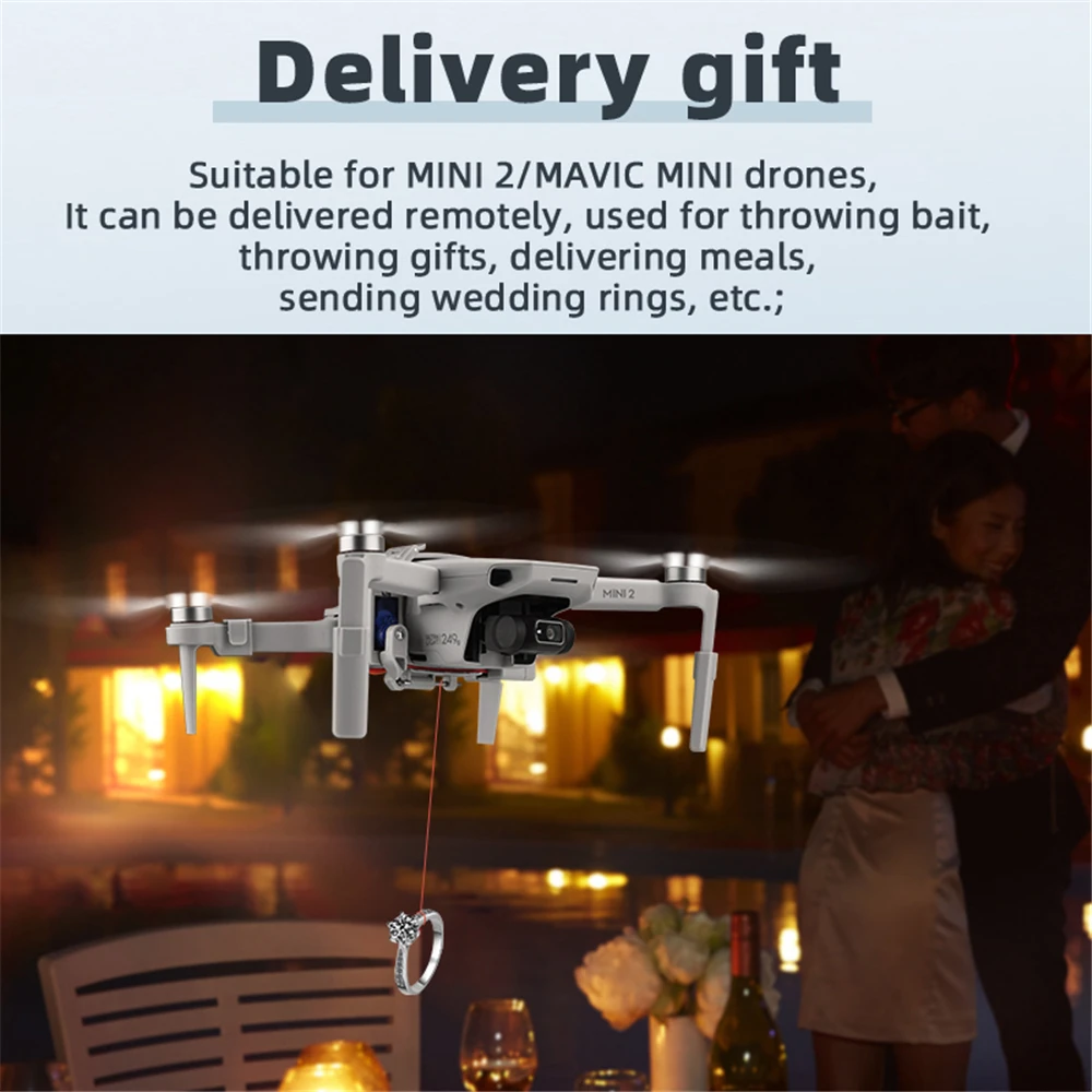 Per Dji Mini 2 Airdrop Drone Payload Dispositivo Di Rilascio Del Trasporto Accessorio Drone Compatibile Con Mavic Mini 1/Mini 2