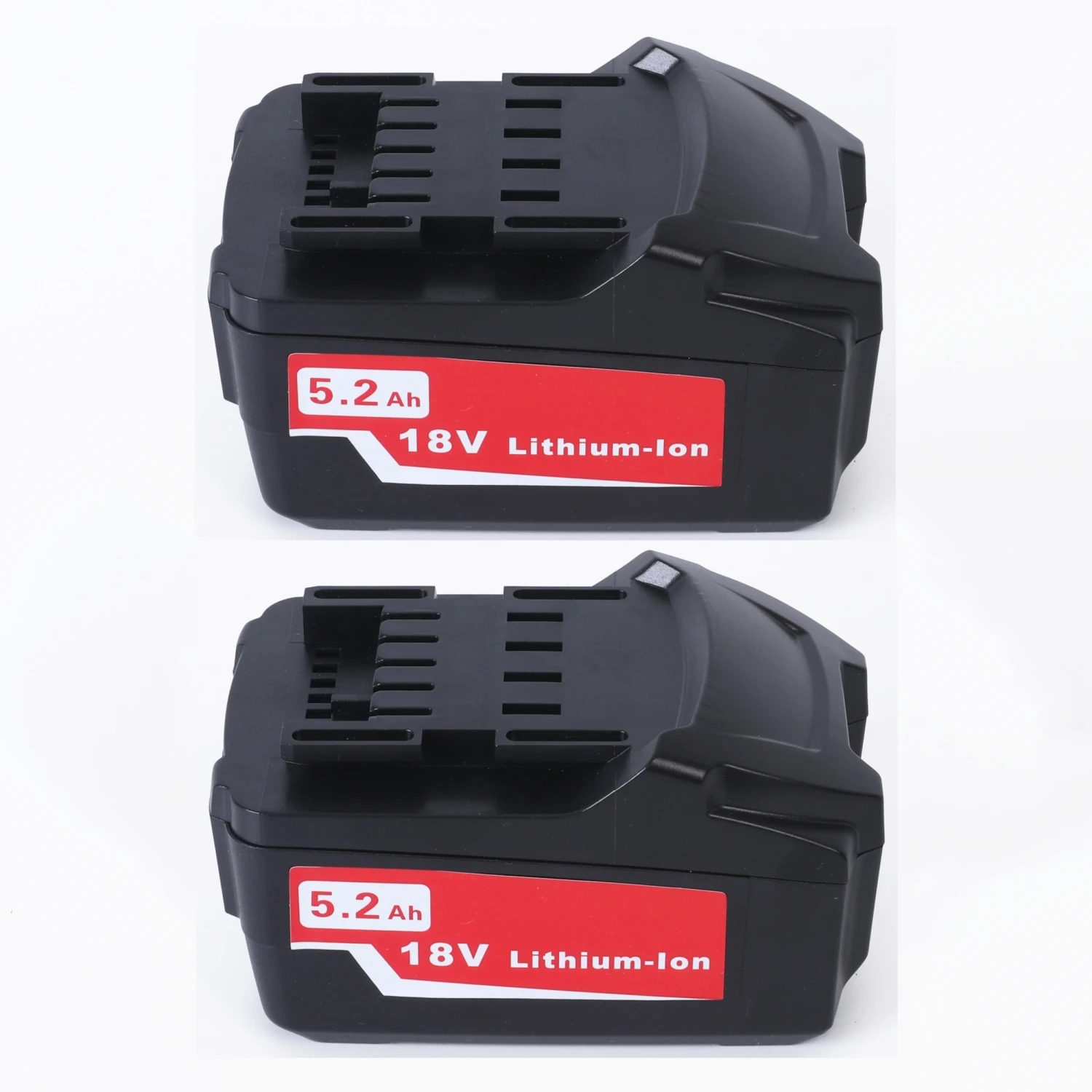 2 Pacchi 18V 5.0Ah Batteria Di Ricambio Agli Ioni Di Litio Akku Per Utensili Elettrici Cordless Metabo 18V Per Li-Power Akkupack