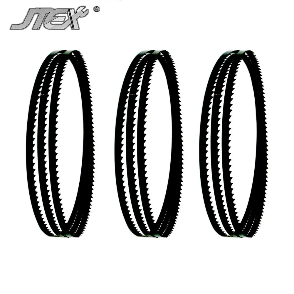 Lame Per Sega A Nastro Jtex 1400X6.35X0.35Mm 10Tpi Accessori Per Utensili Per La Lavorazione Del Legno Per Metabo Draper Nutool Fox 3 Pezzi