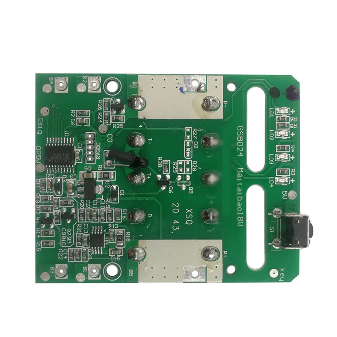 2Pcs Li-Ion Battery Charging Protection Circuit Board Pcb Board Per Metabo 18V Batteria Al Litio Rack
