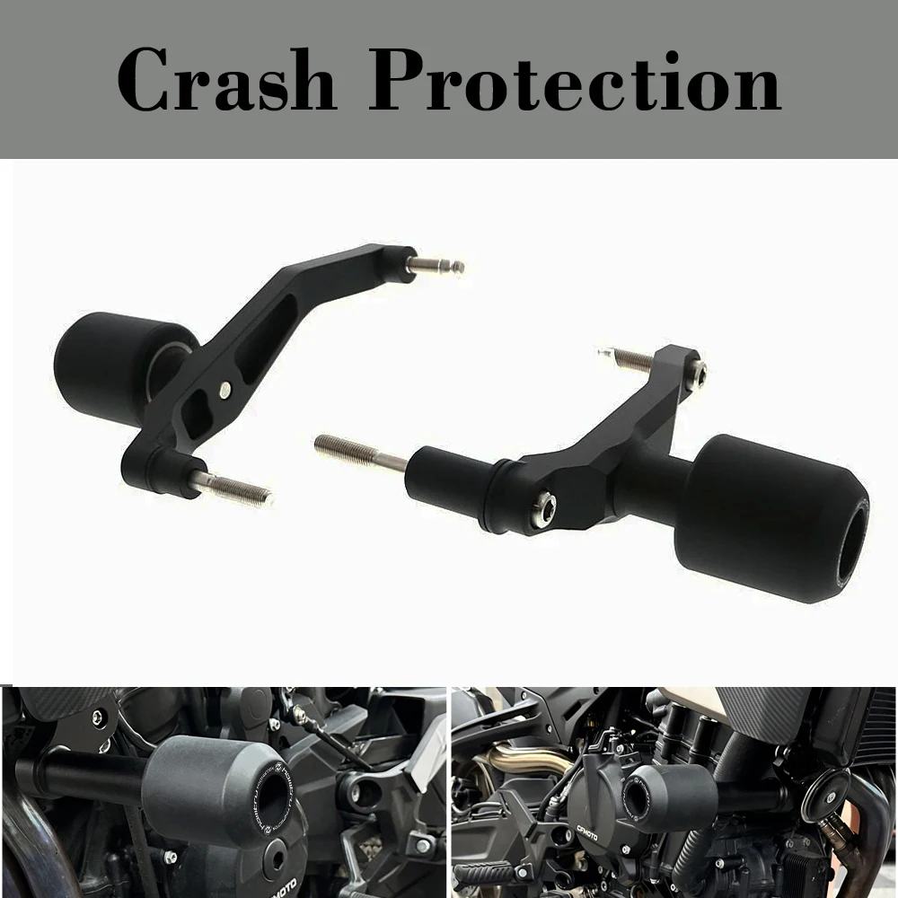 Motocross Frame Sliders Crash Protector Per Triumph Trident Tiger Sport 660 2022-2024