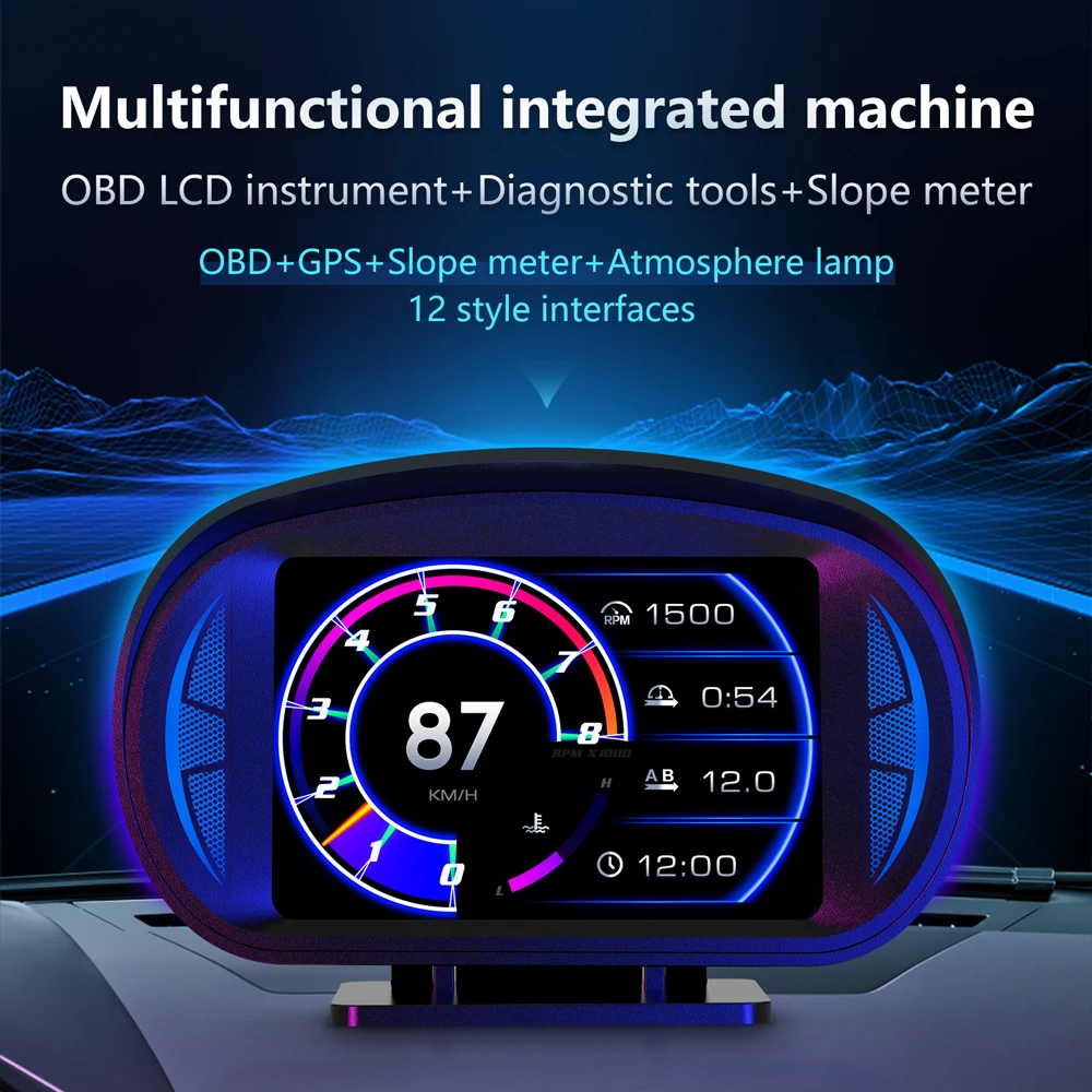 Per Peugeot 205 206 207 208 301 306 307 308 405 406 407 408 508 Auto Obd2 Gps Usb Hud Head Up Display Parabrezza Proiettore