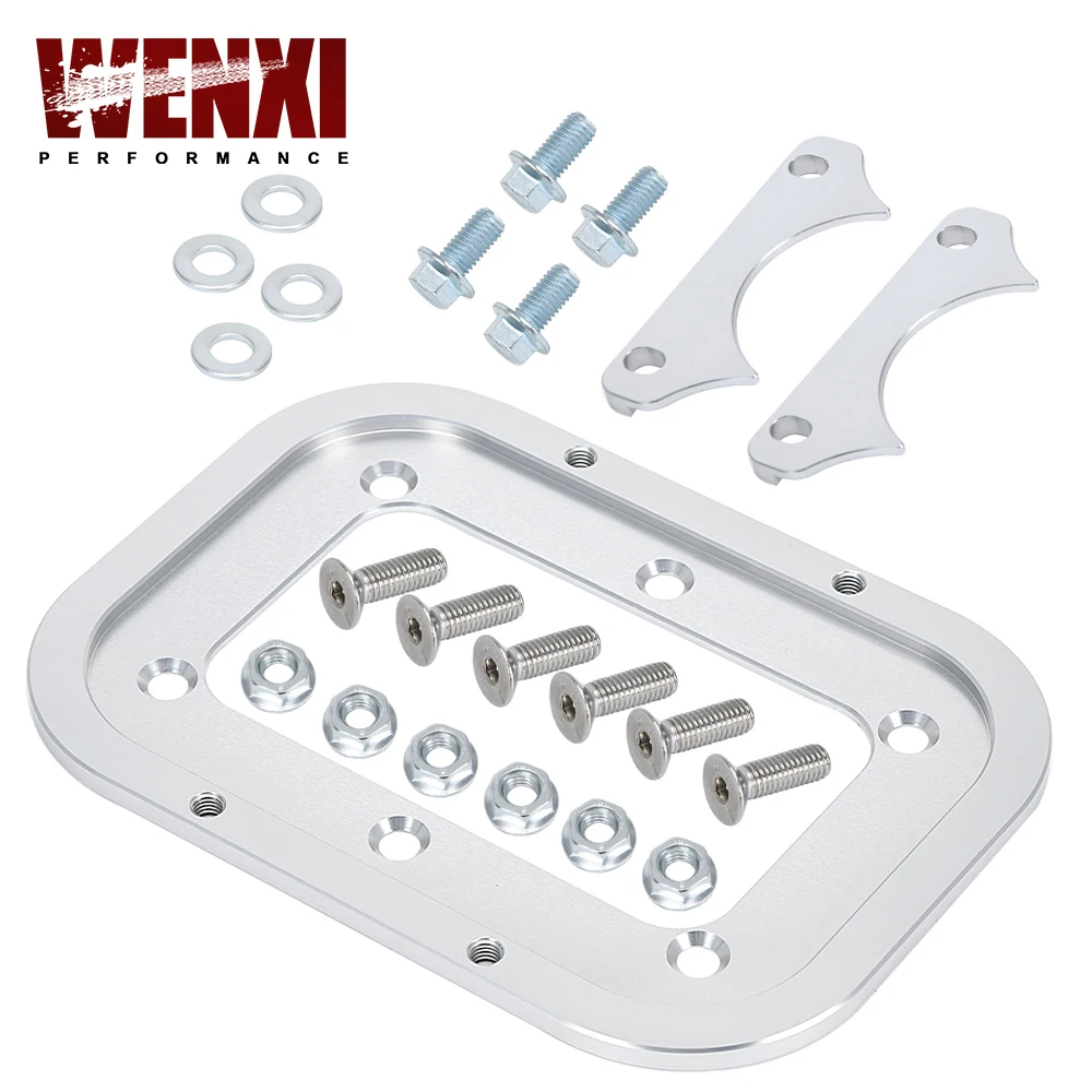 Billet Aluminum Alloy Battery Relocation Tray Hold Down Mount For Optima Battery Yellow Blue Red Top 34 34/78 D34 D34/78 34M