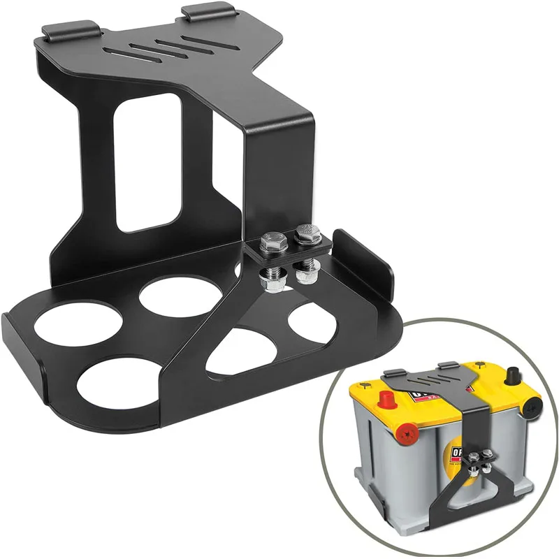 Nony Automotive Truck Battery Tray Kit Supporto Scatola Per Batteria Optima Rosso Giallo Blu 34/78