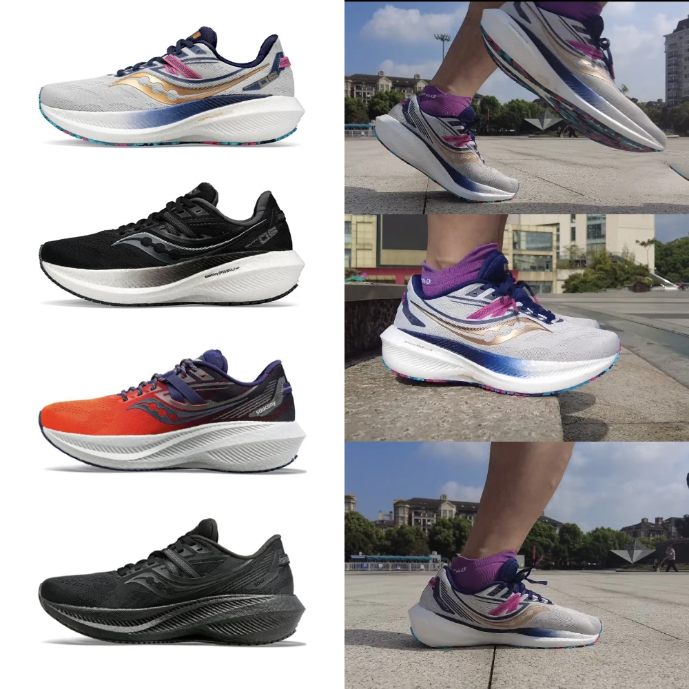 2023 Saucony Triumph 20 Uomo Donna Speed Cross-Country Casual Race Scarpe Da Corsa Unisex Sport Marathon Sneakers Leggere 40-45