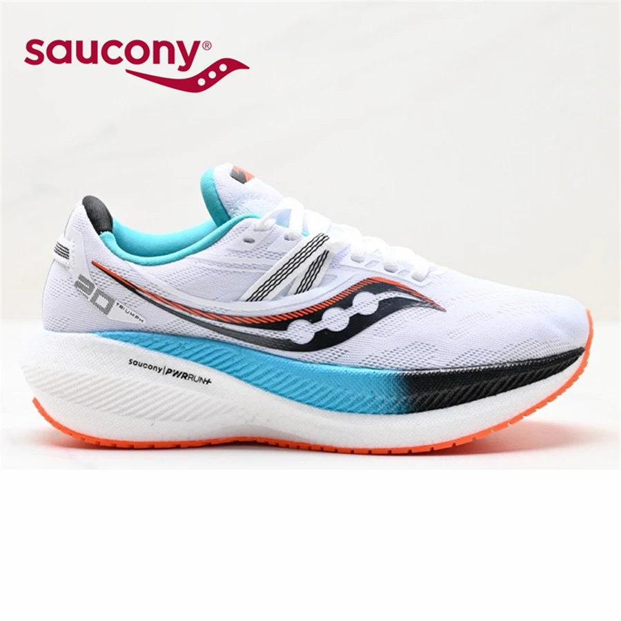 Originale Saucony Triumph-Victory 20 Uomo Antiurto Racing Popcorn Suola Scarpe Da Corsa Casual Ammortizzazione Sportiva Sneakers Leggere