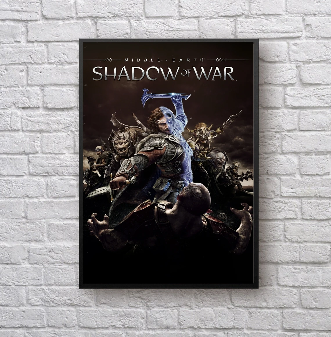 Middle - Earth-Shadow Of War Videogioco Canvas Poster Home Wall Painting Decoration (Senza Cornice)