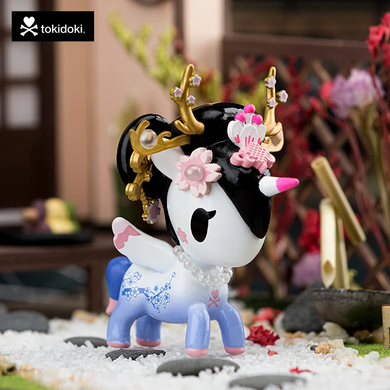 Kawaii Blind Box Offerta Speciale Tokidoki Unicorno Cherry Blossoms Unicorn Toys Cute Doll Blind Bag Toys Anime Figures Gift